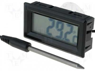 Термометър MOD-TEMP102C Панелен измервателен уред; Монтажен отвор:25x52mm; -50?150°C